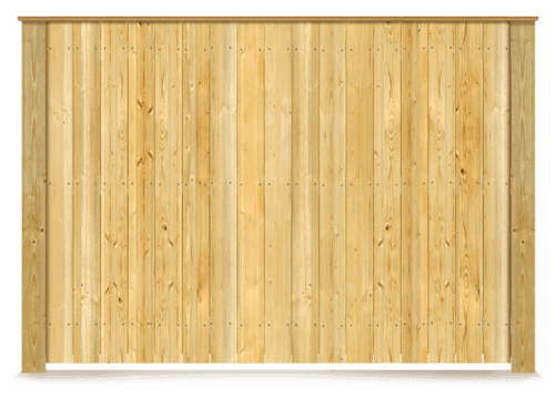 Cap & Trim wood fence